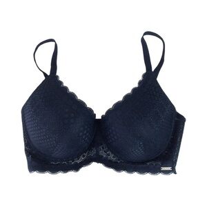 Nautica Intimates Womens Everday Bra Size 38DD Padded Lace Underwire Adjustable